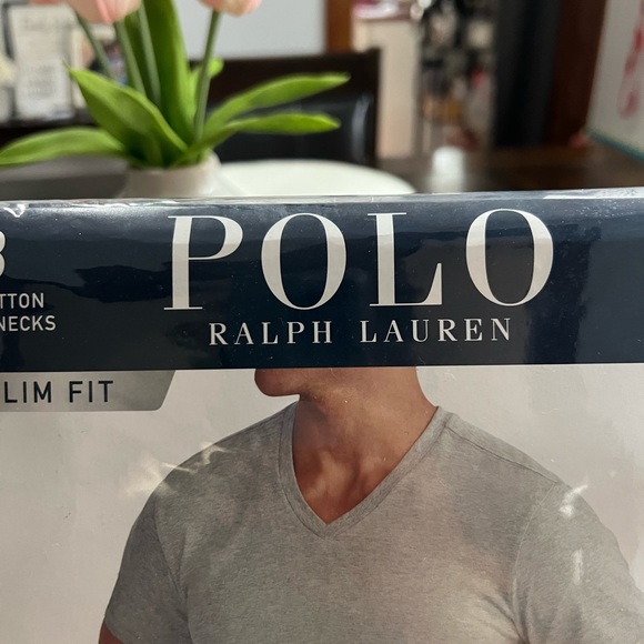 Polo Ralph Lauren 3 Cotton V necks Slim Fit - Picture 4 of 8